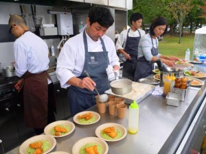 昨年の調理の様子