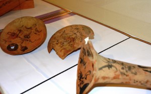 土器などには落書きや字の練習の痕跡が