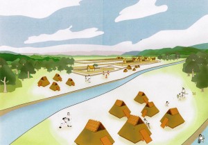 秋津・中西遺跡イメージ図