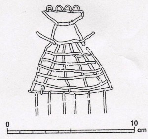 土器に描かれた建物の図
