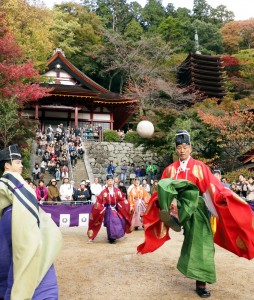 昨年のけまり祭の様子