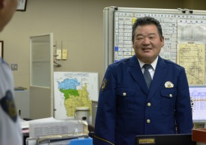 １９日に表彰を受ける鎌塚警部補