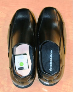 GPSを靴に搭載した「GPSどこでもシューズ」