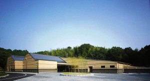 天理市の火葬場「聖苑」(市提供)