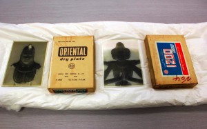 興福寺の阿修羅像などが撮影されたガラス乾板