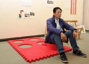 輪っかを積み上げると簡易トイレにも