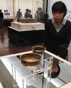 特集展示で公開されている銅鋺