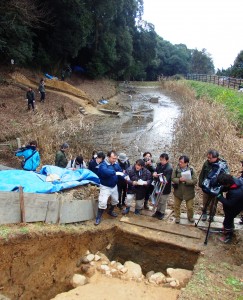景行天皇陵発掘現場見学会