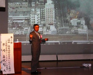 阪神大震災での災害派遣活動の経験を語る早川喜代司さん