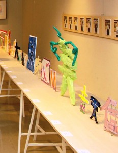 小中学生や障害者らが制作した作品