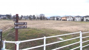 ガイダンス施設などが計画されている旧纒向小学校跡地