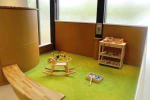 子供が遊べる「キッズスペース」もある