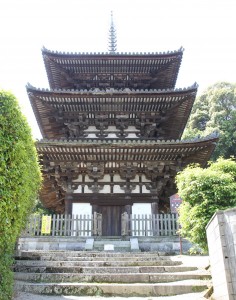 劣化が進んでいるという当麻寺西塔