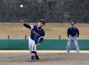 好投で相手打線を抑えこんだ奈良チャレンジャーズ