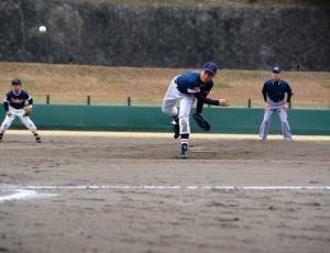 好投で相手打線を抑えこんだ奈良チャレンジャーズ