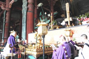 東日本大震災の被災地復興などが祈願された法要