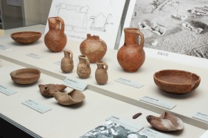 さまざまな土器も展示されている