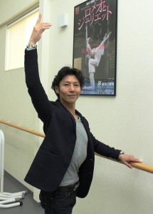 「ダンサーとしての生き方が後進の参考になれば」と話す山本隆之さん