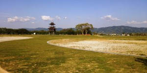 史跡公園の整備が進む唐古・鍵遺跡