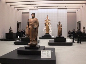 リニューアルされたなら仏像館。照明などが一新され、雰囲気が変わった