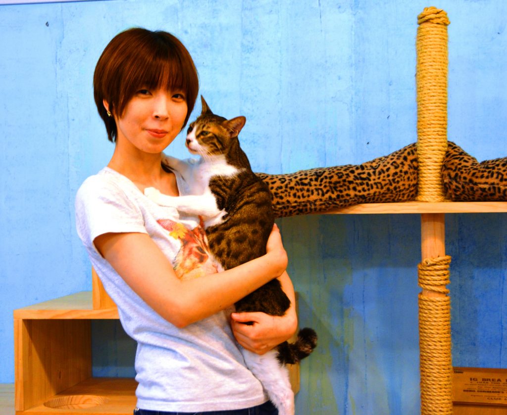 「殺処分ゼロ」を目指している澤江奈緒子さん