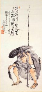 ユーモラスな雰囲気の「漁夫図」(大和文華館提供)