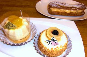 右手前から時計回りに「ペッシュ　ブランシュ」「エテ・オランジュ」「夏のグランシュー」