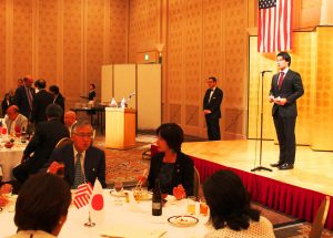 留学経験について語る天理大生