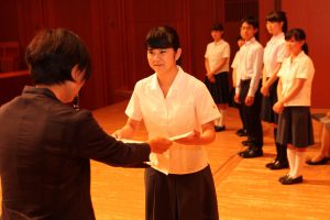 ピアノ部門グランプリの大川未希さん