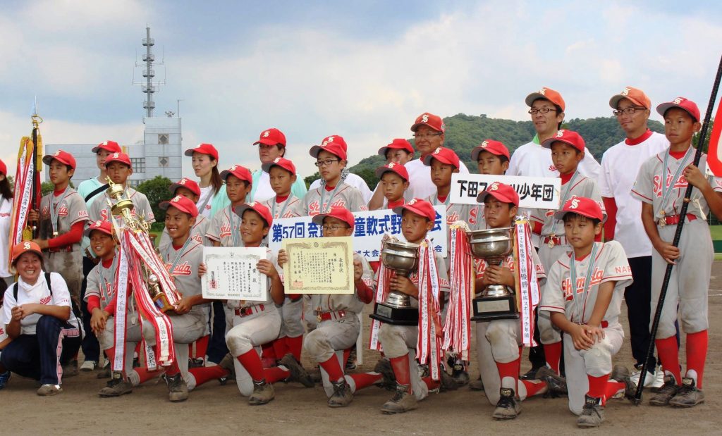 初優勝を果たした下田スポーツ少年団
