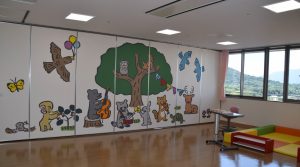 新病棟内に設置されたプレイルーム