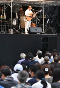 「春日野音楽祭」で開かれたさだまさしさんのライブ