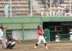 熱戦を繰り広げる選手