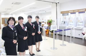 新規出店した南都銀行の西大寺支店西大寺駅南出張所