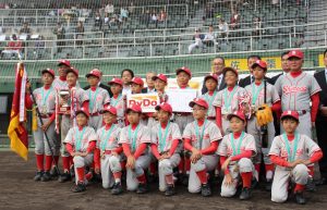 大会初優勝を果たした下田スポーツ少年団