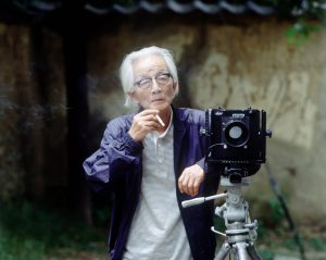 生前の入江泰吉(矢野建彦撮影)