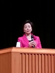憲法改正を訴える櫻井よしこさん