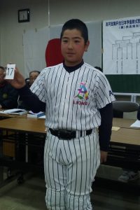 大安寺アパッチライオンズの米田涼平主将