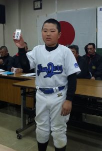 大淀ブルーサンダーズの矢野翔大主将